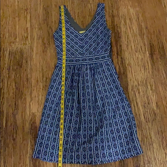 Anthropologie Maeve blue tribal pocket dress - Picture 5 of 6
